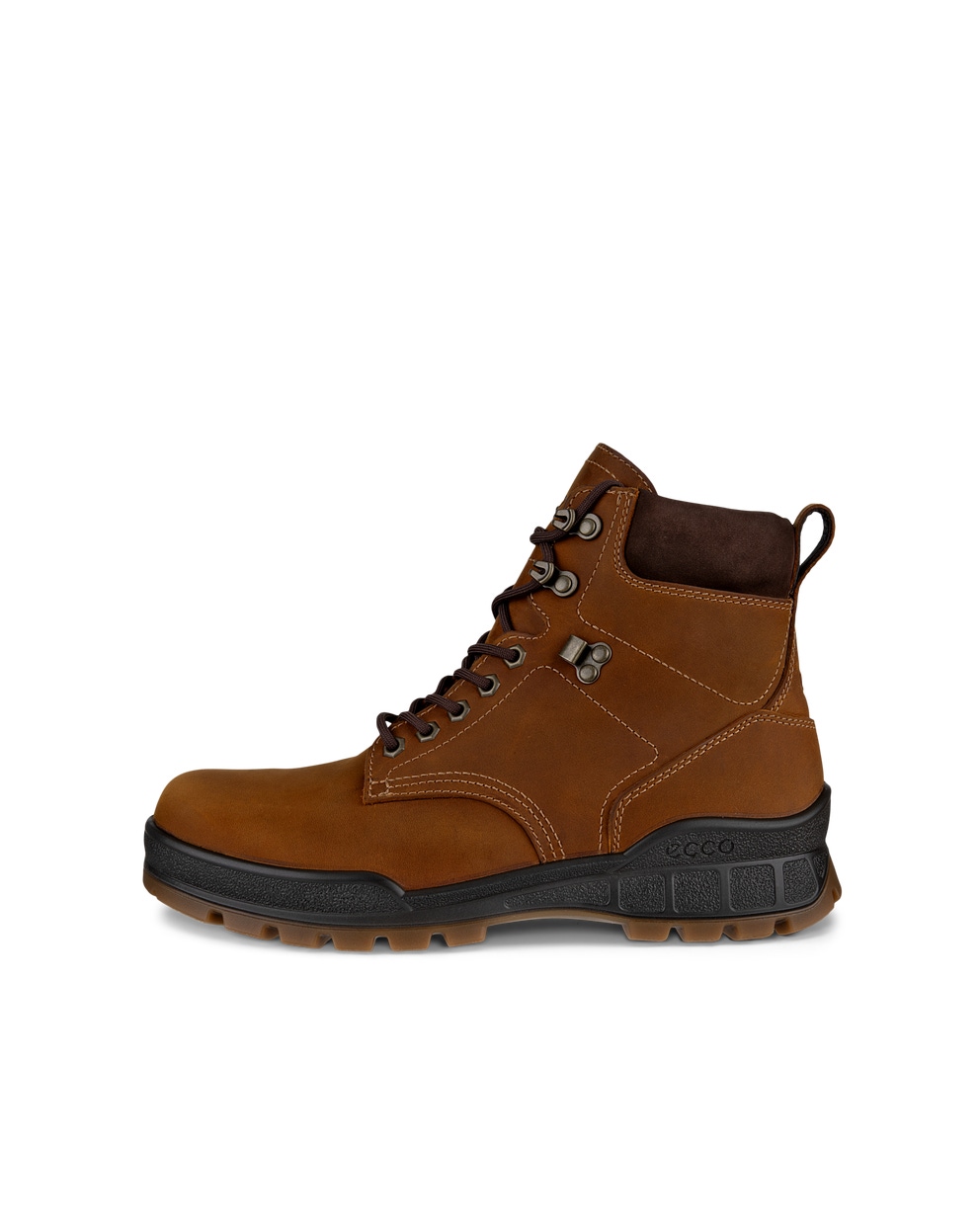 ECCO TRACK 25 MEN'S WATERPROOF LEATHER BOOT - Brown - Outside