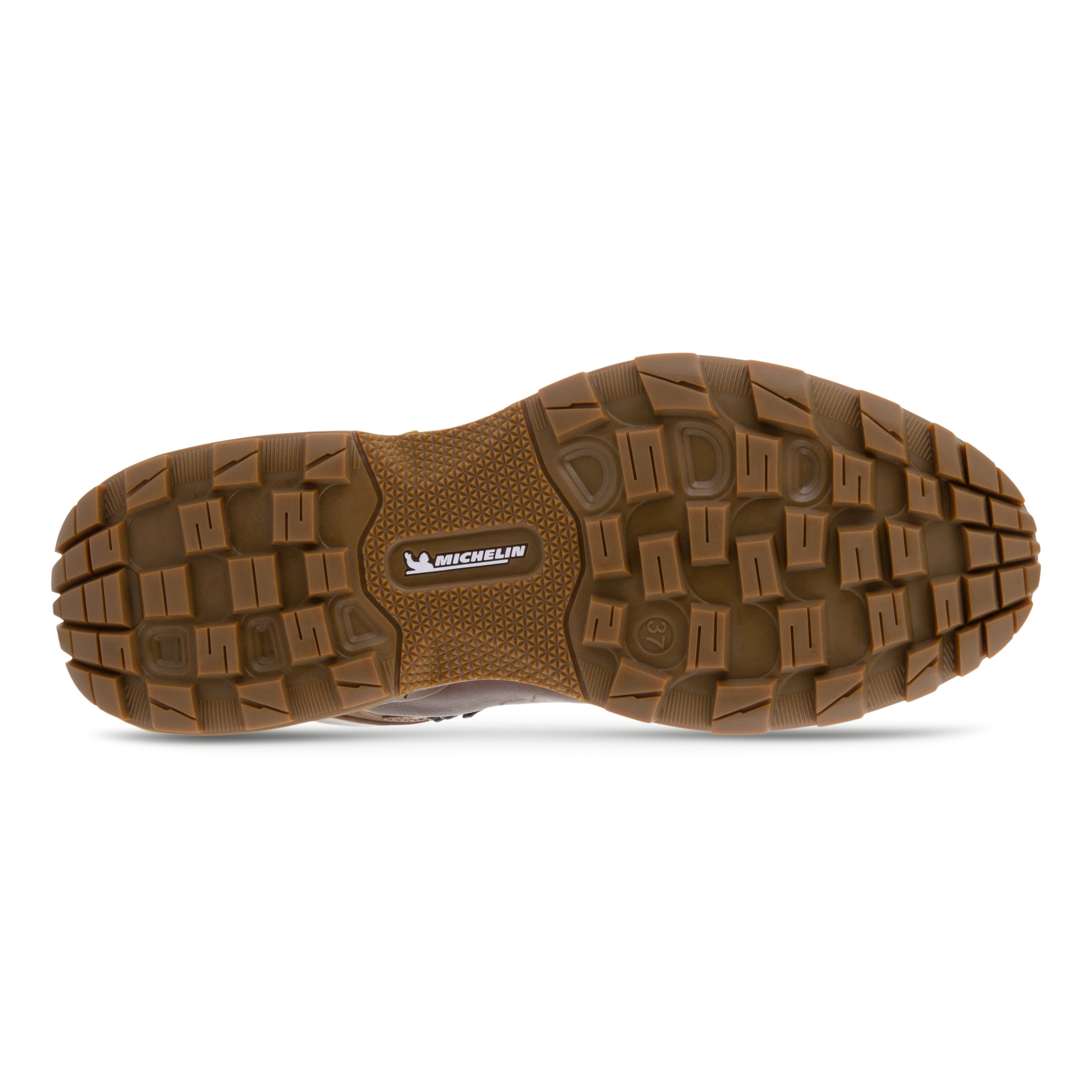 Botas de montaña de caña media de piel ECCO® Exohike para mujer - Marrón - Sole