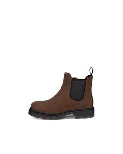 Botas Chelsea impermeable de piel ECCO® Grainer para niño/a - Marrón - Outside