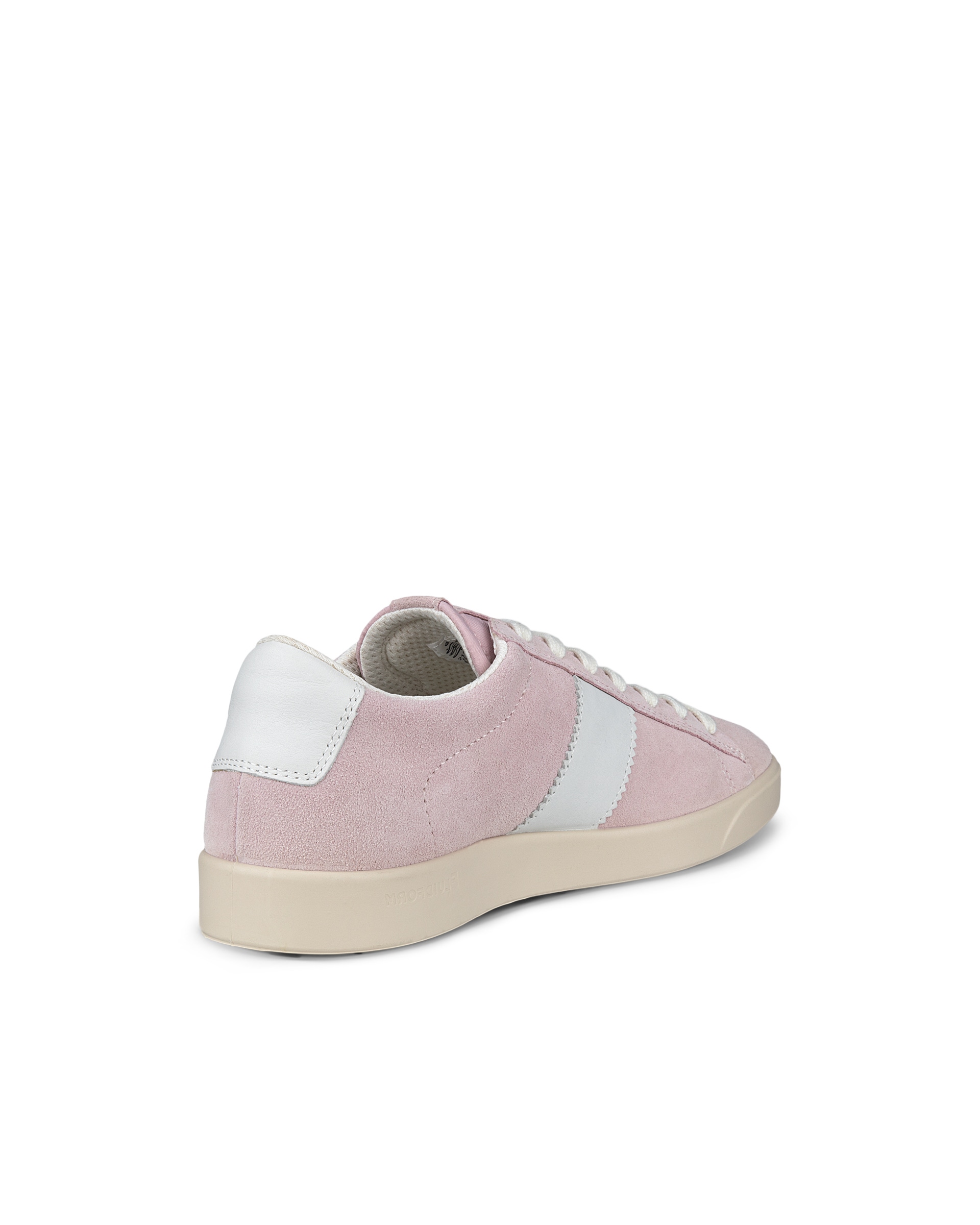 Women's ECCO® Street Lite Suede Sneaker - Pink - Back