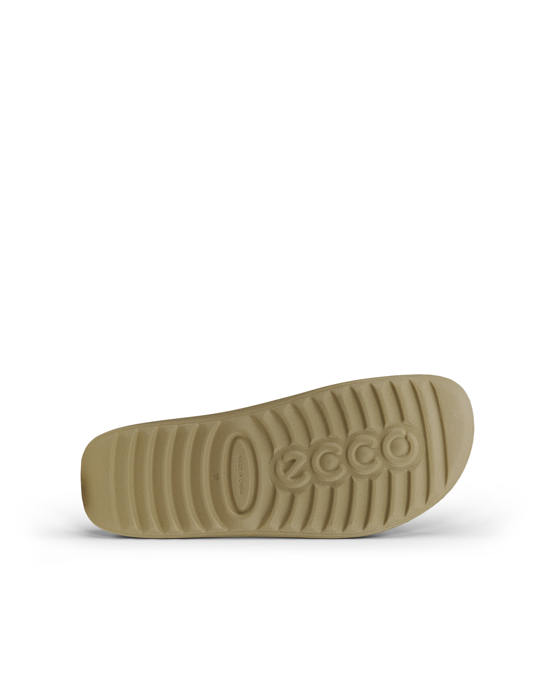 Men's ECCO® Cozmo Slider - Beige - Sole