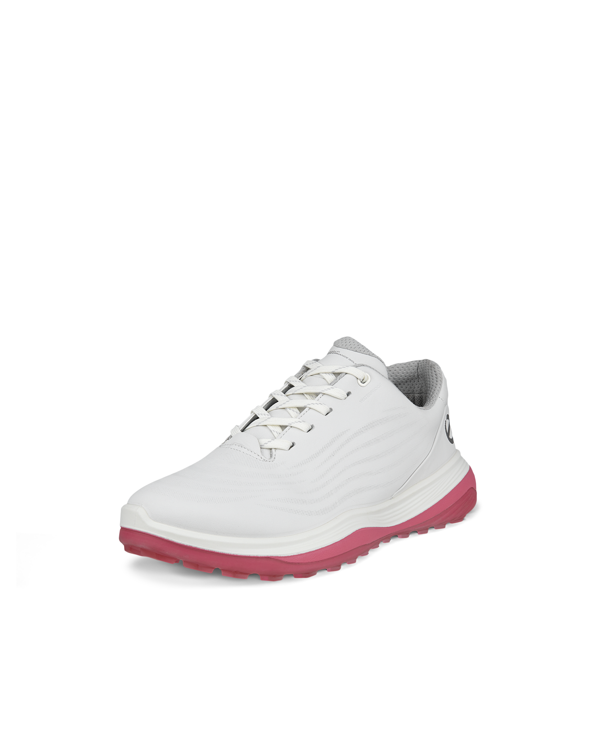 ECCO® Golf LT1 chaussure de golf imperméable en cuir pour femme - Blanc - Main