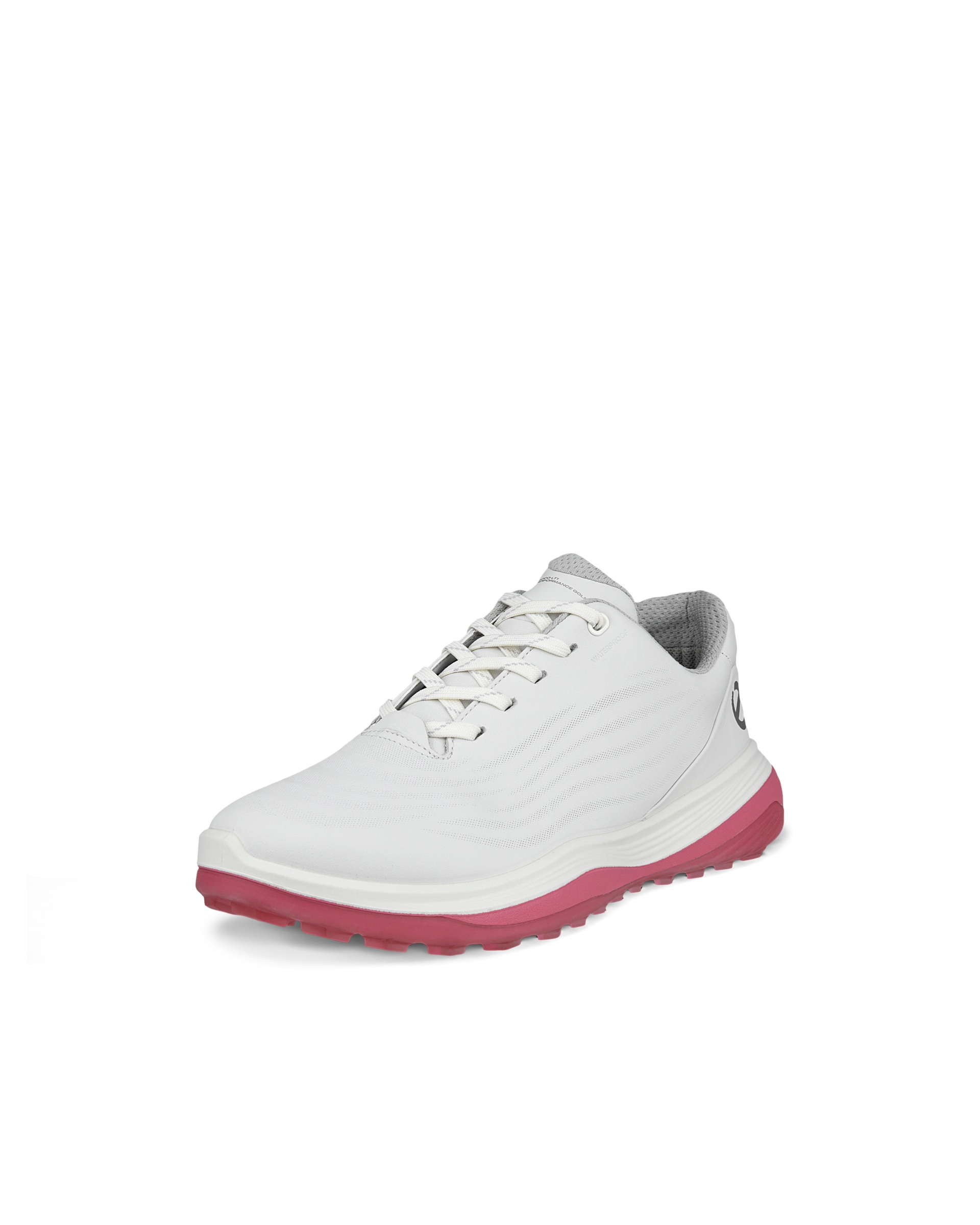 Women's ECCO® Golf LT1 Hybrid Leather Waterproof Shoe - White - Main