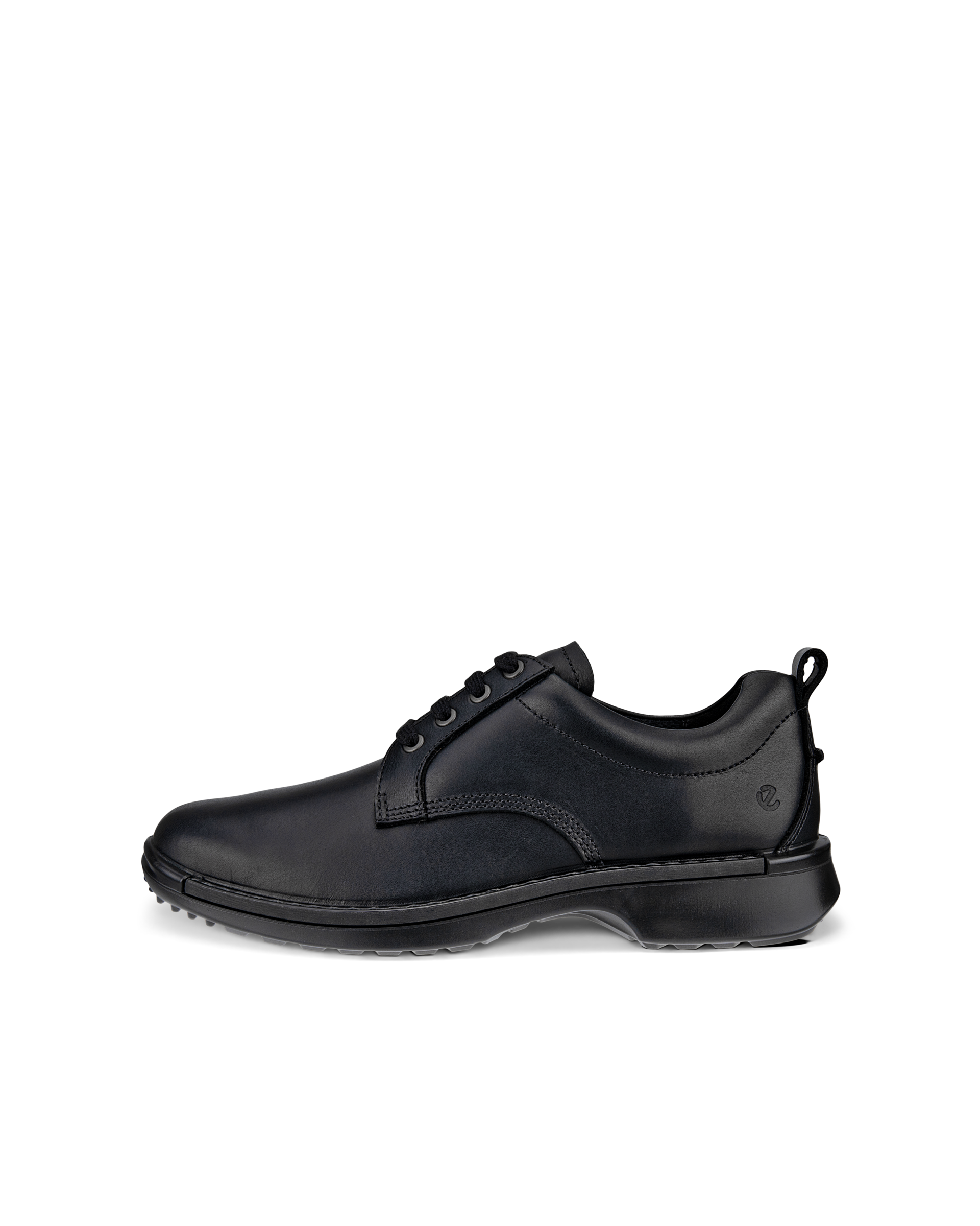 Men's ECCO® Fusion Leather Derby Shoe - Black - Outside