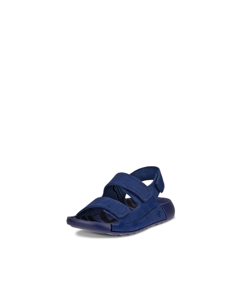 ECCO® Cozmo rihmadega nubuknahast sandaalid lastele - Sinine - Main