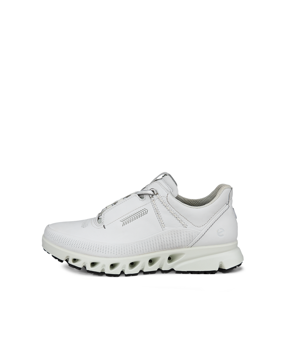 Women's ECCO® Multi-Vent Leather Gore-Tex Shoe - White - Outside