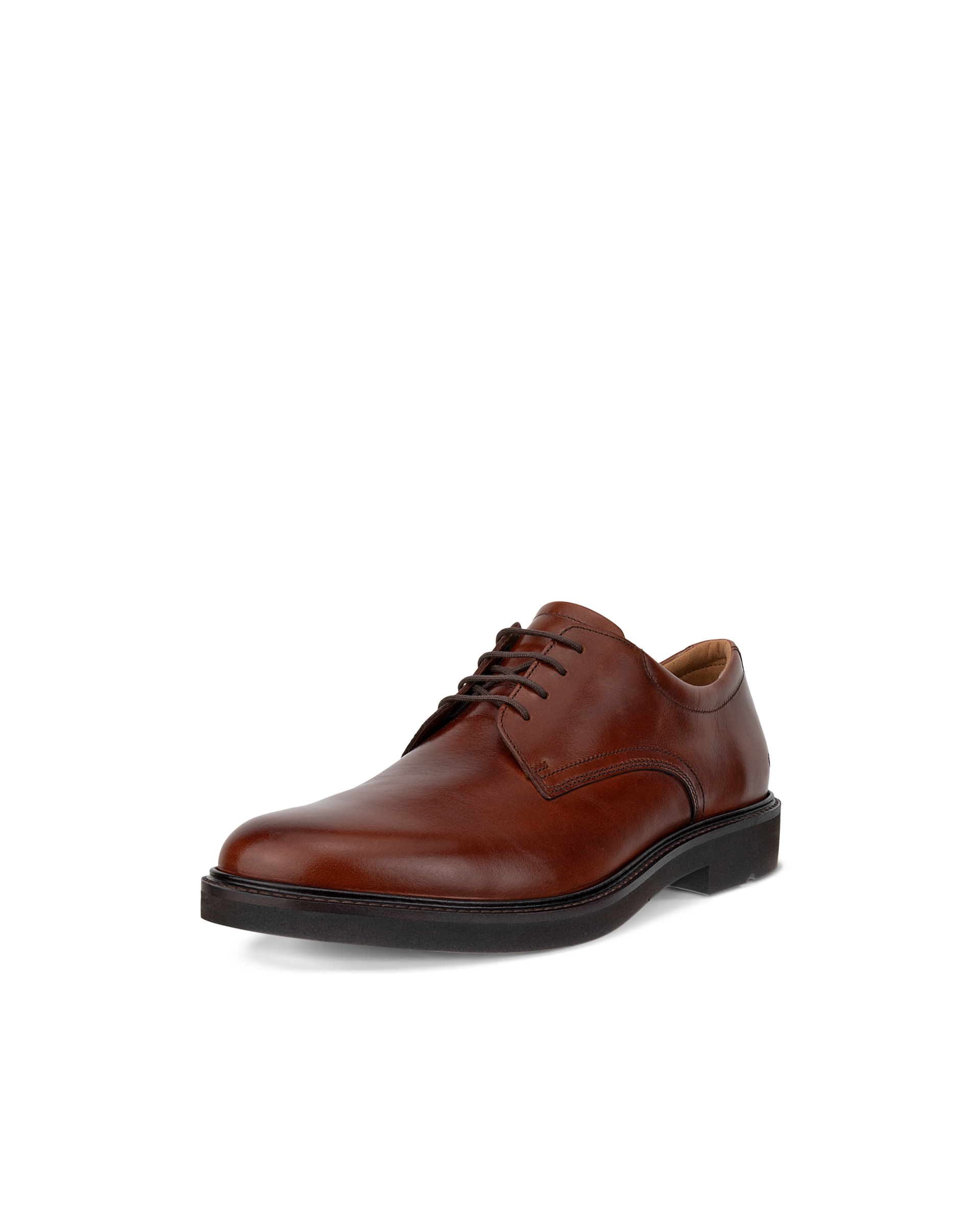 Men's ECCO® Metropole London Leather Derby Shoe - Brown - Main