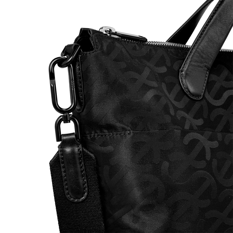 ECCO® Leather Tote Bag - Black - Detail-1