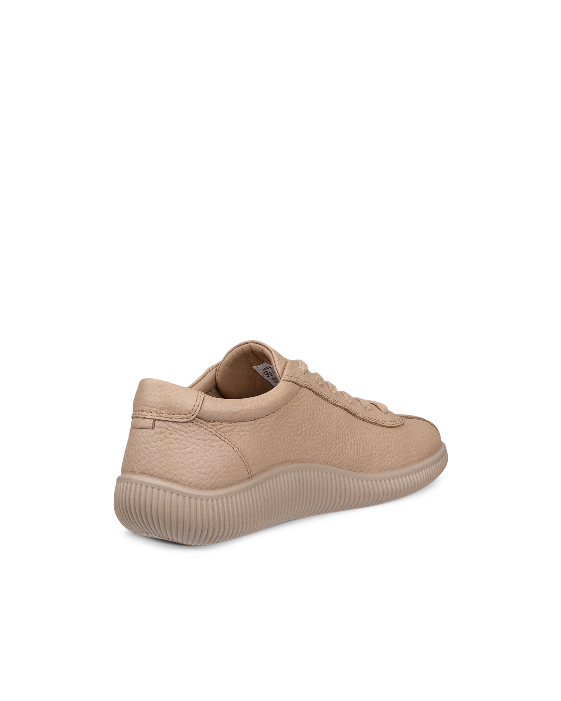 Women's ECCO® Soft Zero Leather Sneaker - Brown - Back