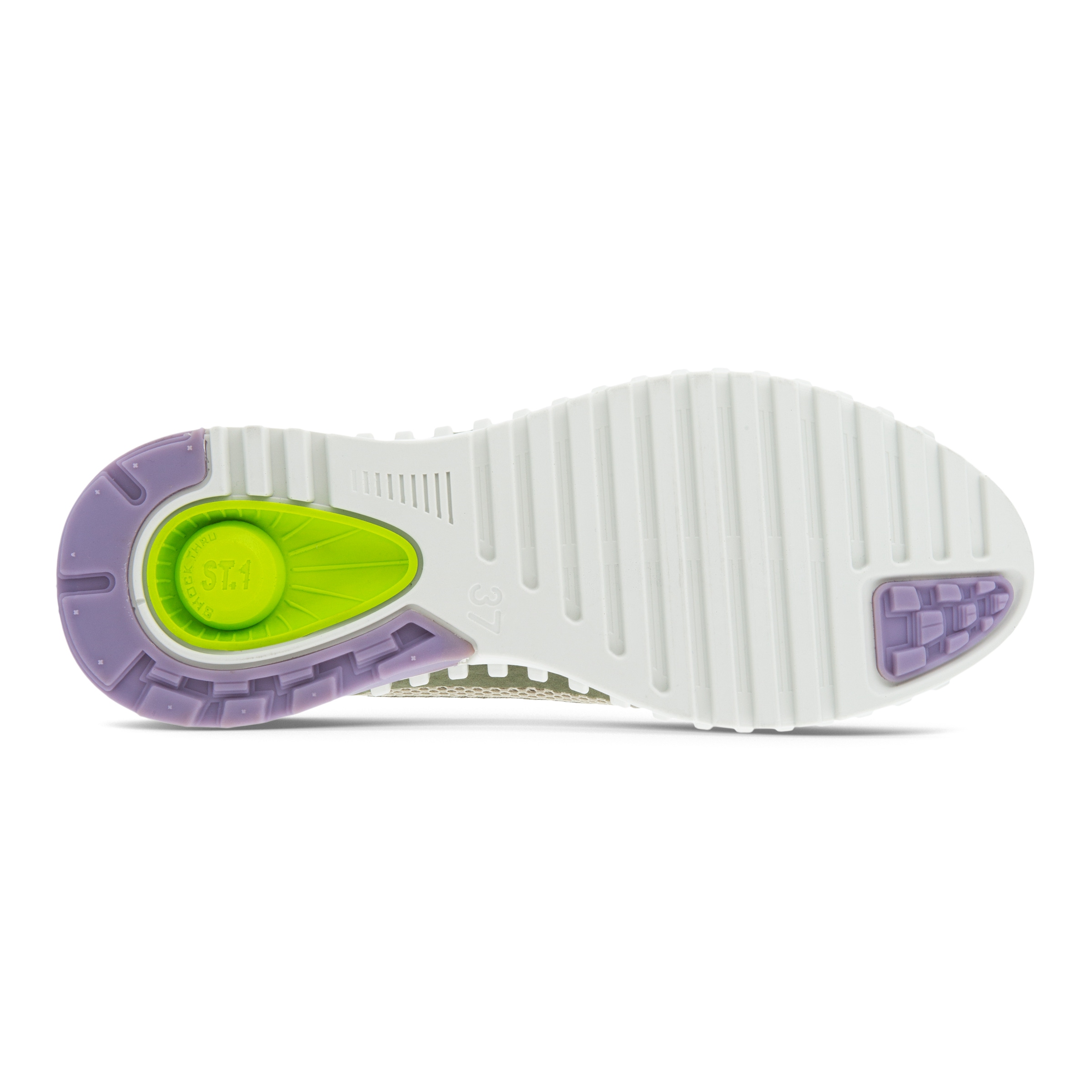 ECCO Zipflex Women's Low Lea/tex - Green - Sole