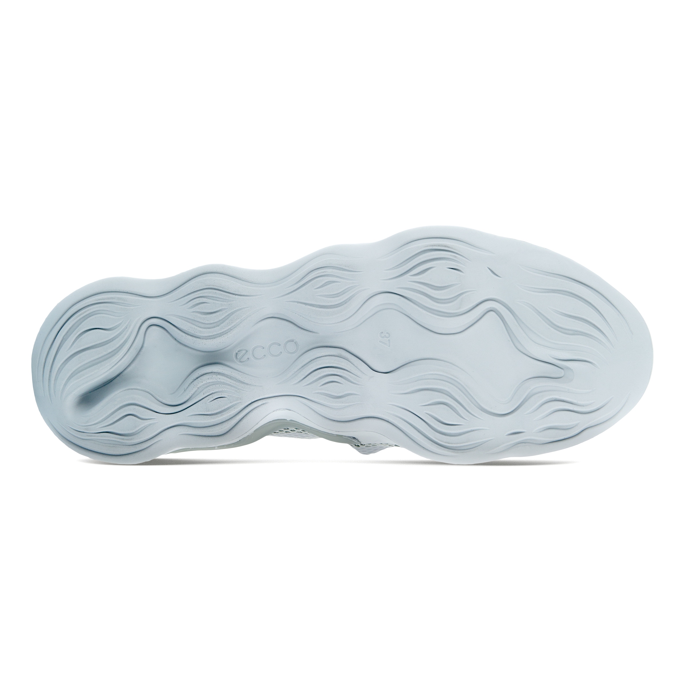 Zapatillas de tela ECCO® Elo para mujer - Gris - Sole