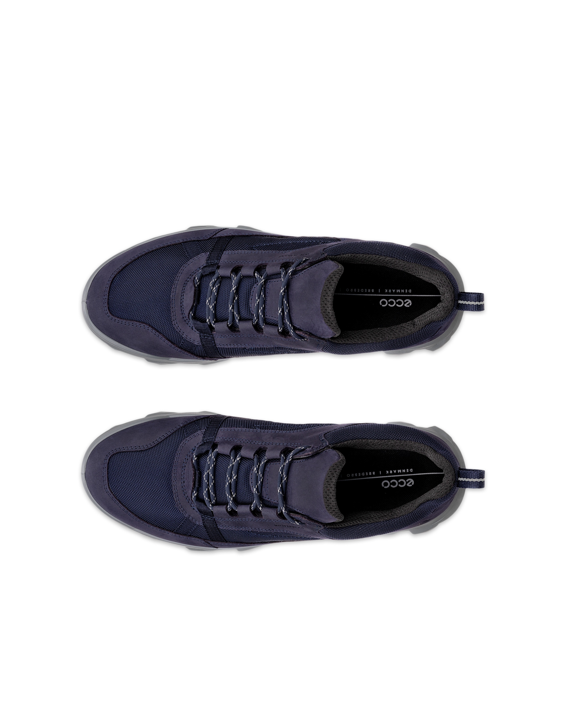 Pánské outdoorové nubukové tenisky ECCO® MX - Modrá - Top left pair