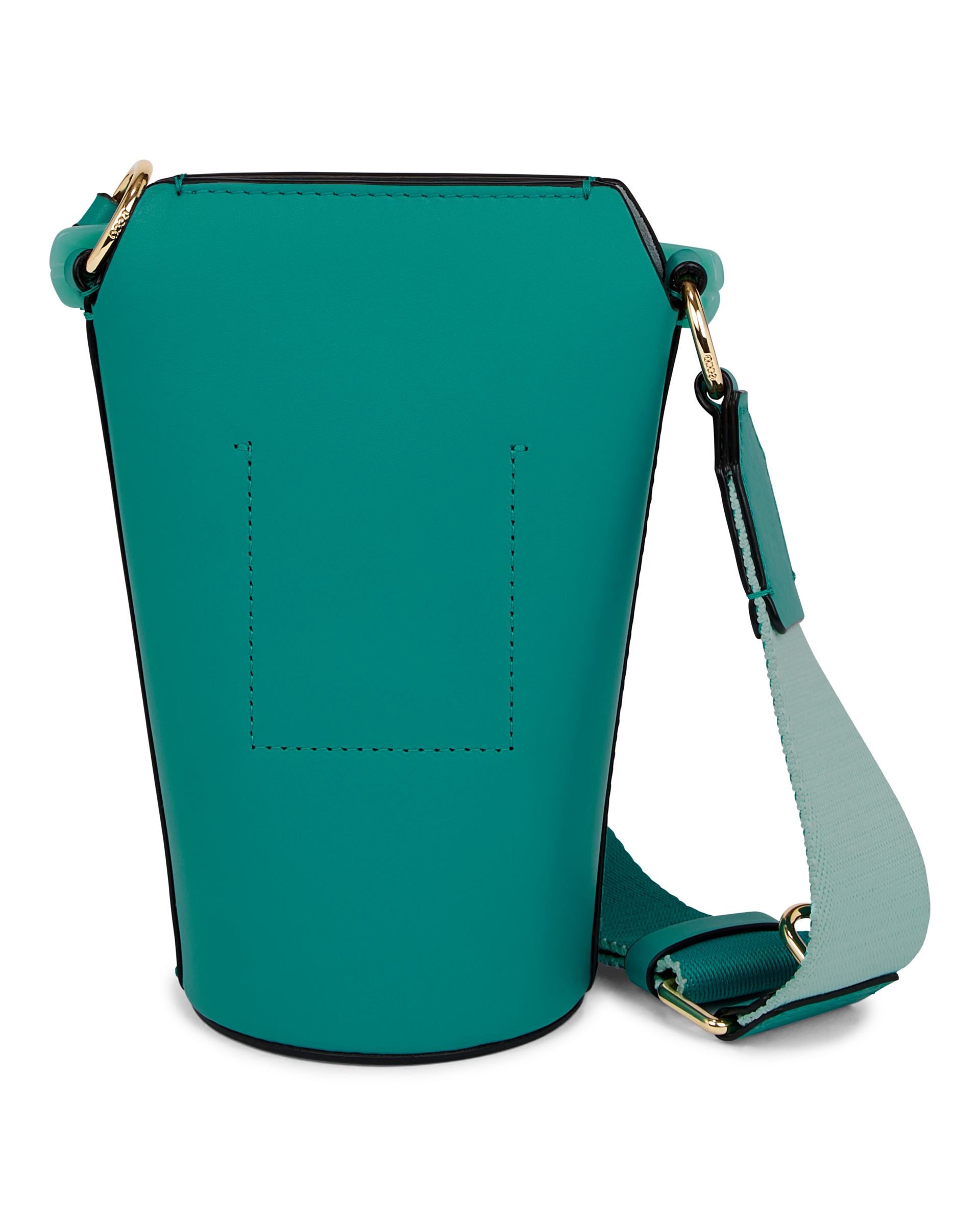 ECCO® Pot Leather Crossbody Bag - Green - Back