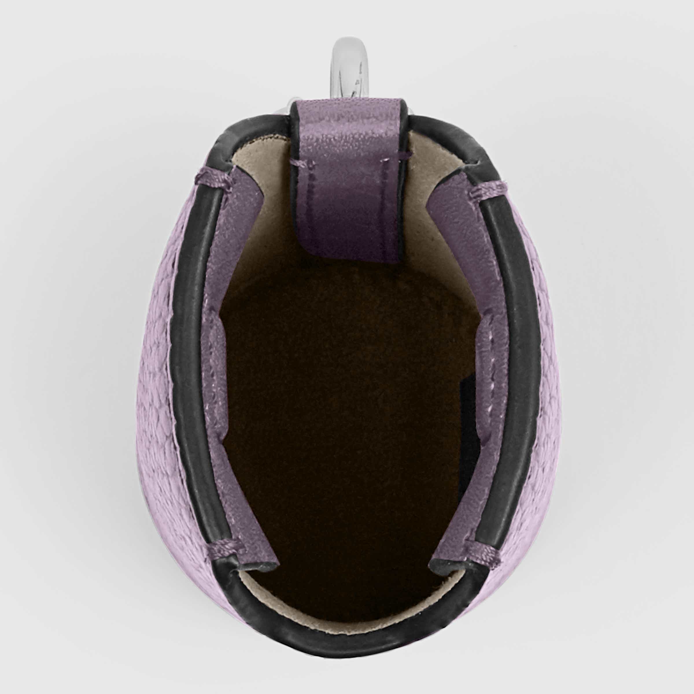 ECCO® Textureblock Pot Mini Leather Pouch Wallet | Purple ECCO® Textureblock Pot Mini Leather Pouch Wallet | Purple