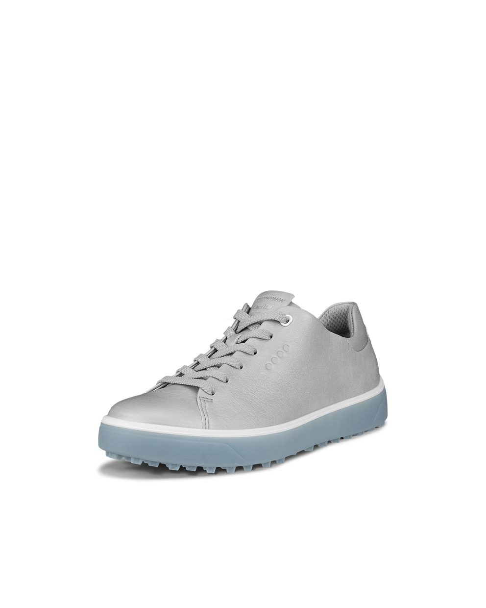 Women's ECCO® Golf Tray Leather Shoe - Metallics - Main