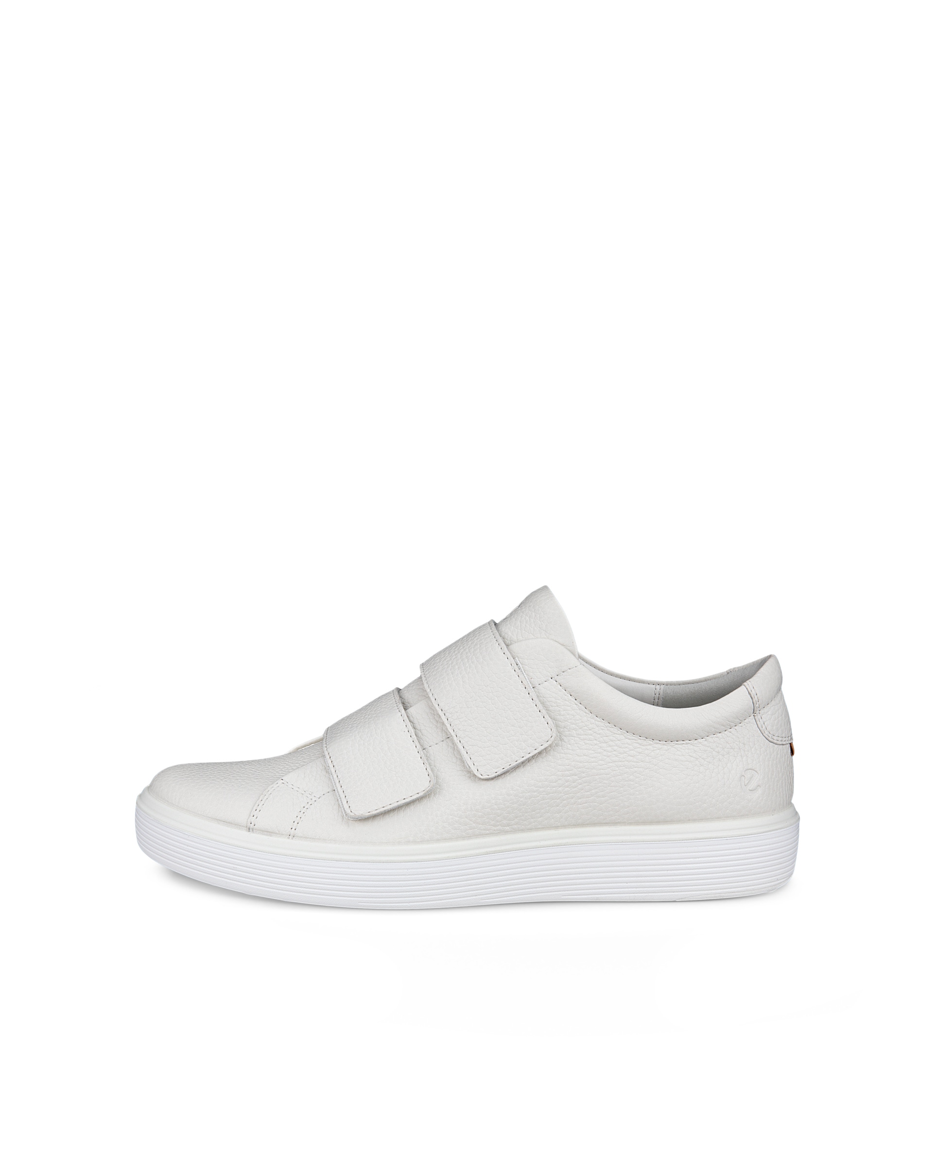 ECCO® Soft 60 baskets en cuir pour homme - Blanc - Outside