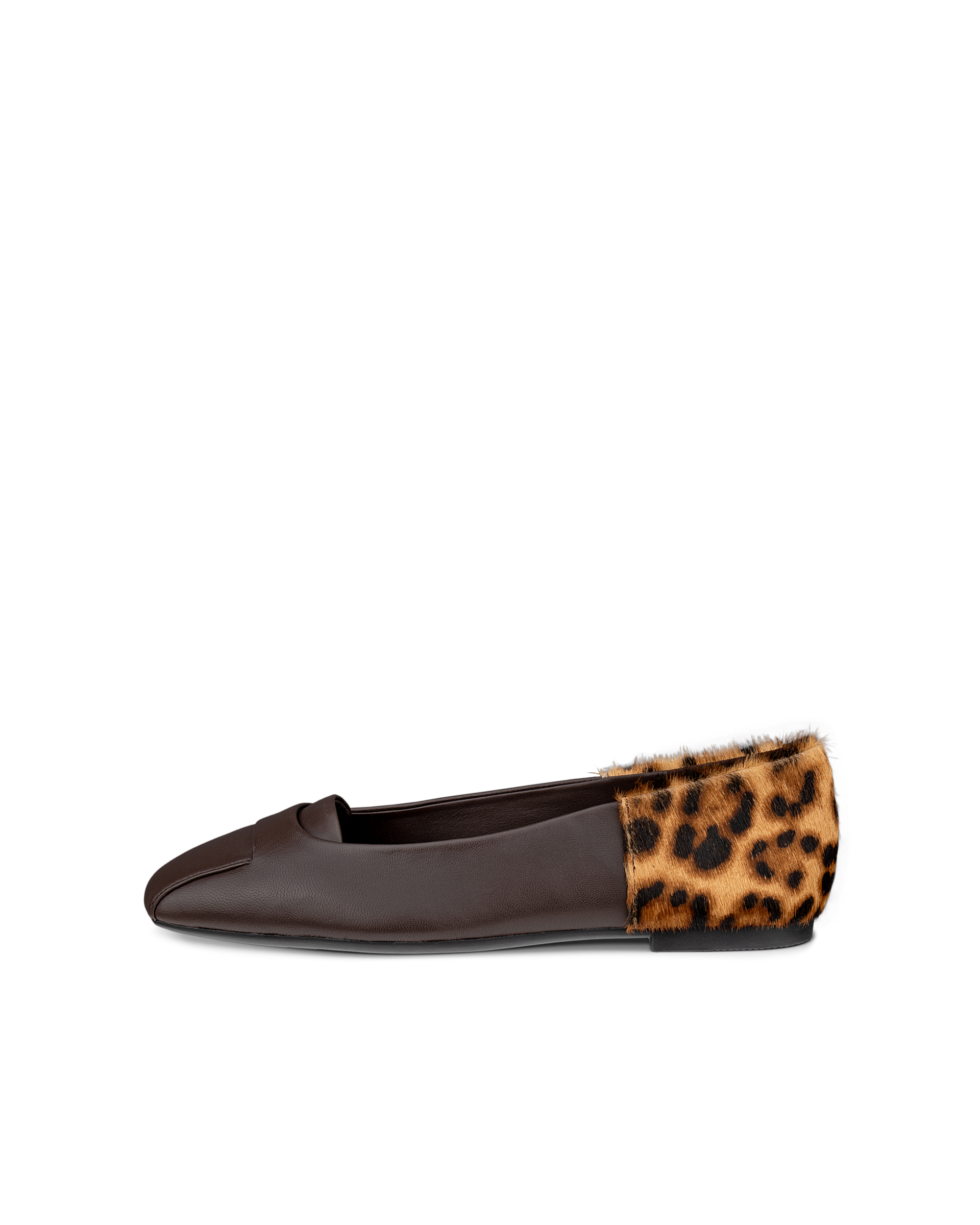 Women's ECCO® Margot Leather Ballerina Flat | Black