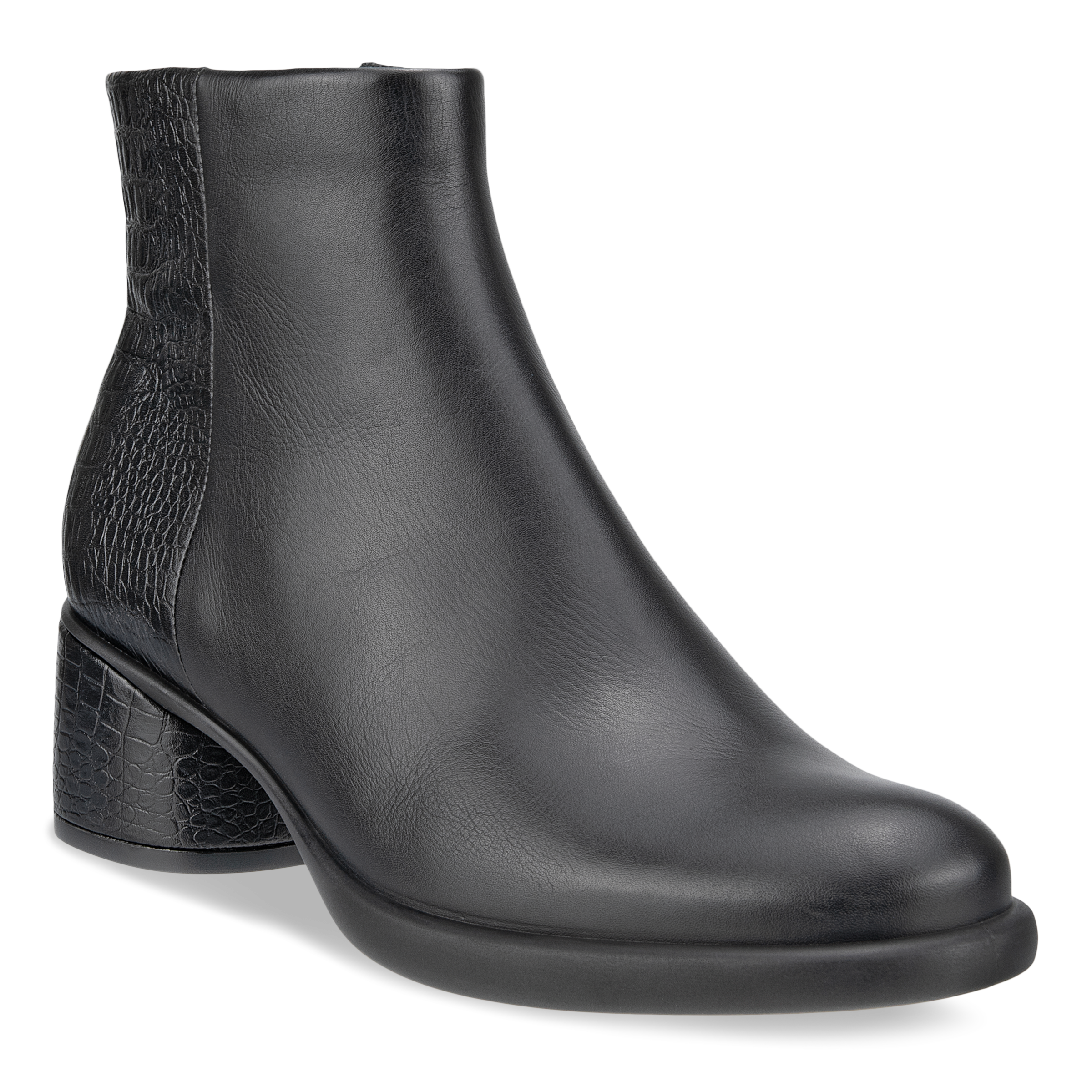 Women's ECCO® Sculpted Lx 35 Leather Mid-Cut Boot | Black