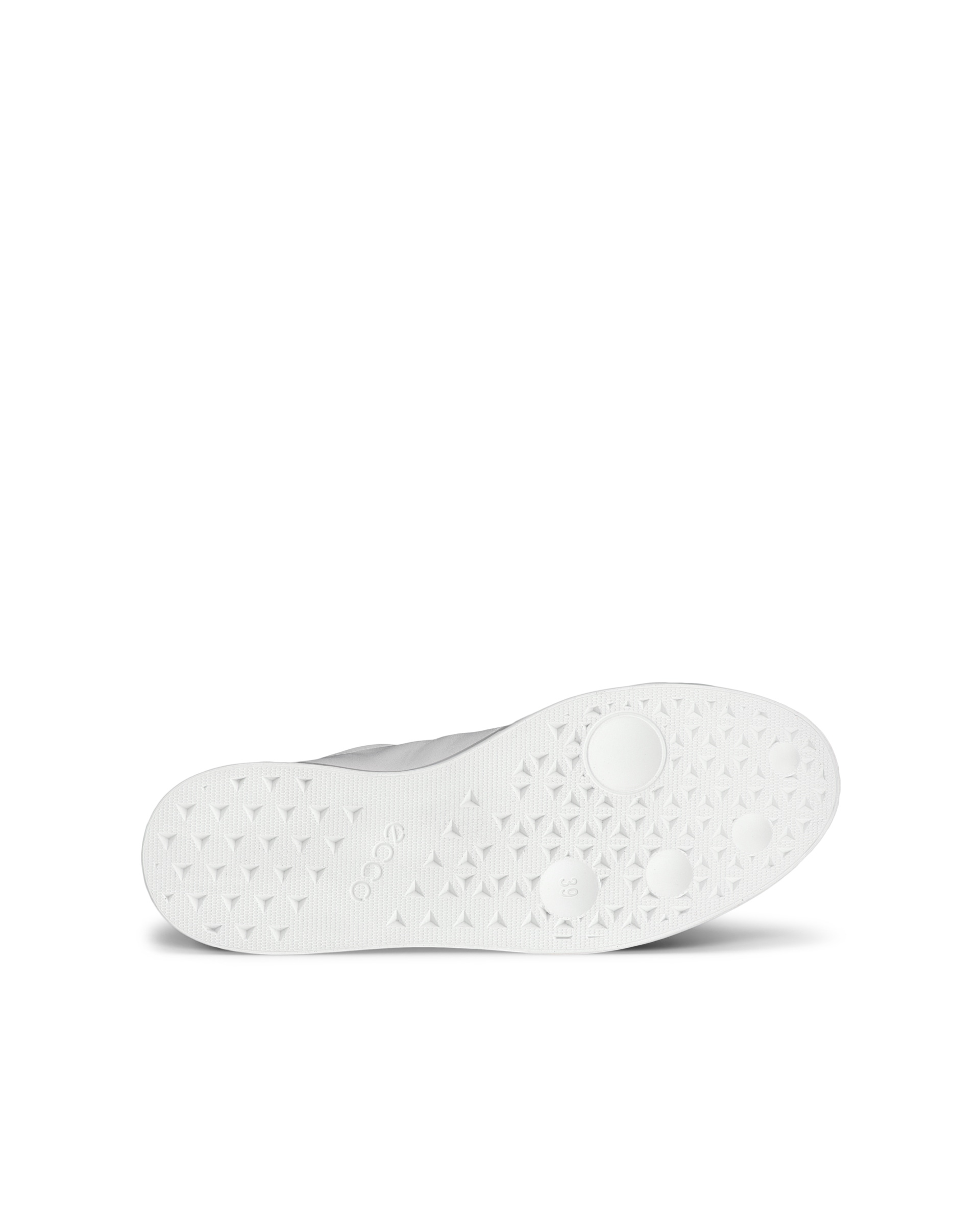 Women's ECCO® Street Lite Leather Sneaker - White - Sole