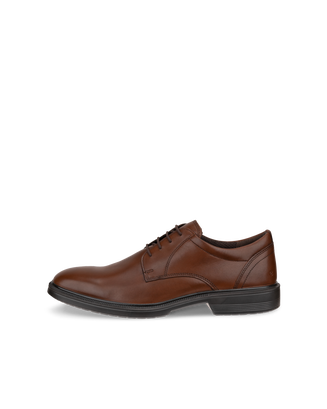 Men's ECCO® Maitland Leather Derby Shoe - Brown - Outside