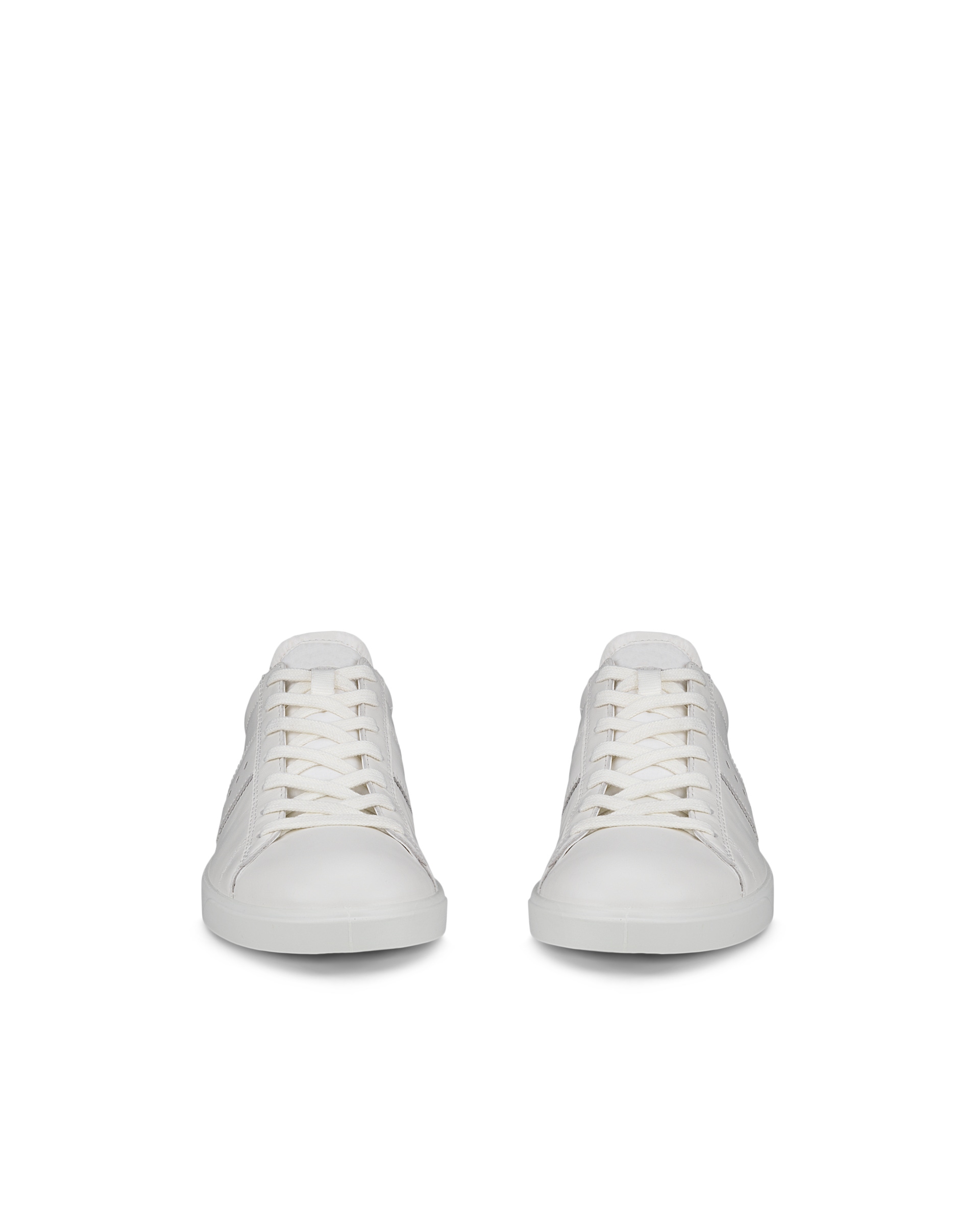 Women's ECCO® Street Lite Leather Sneaker - White - Front pair