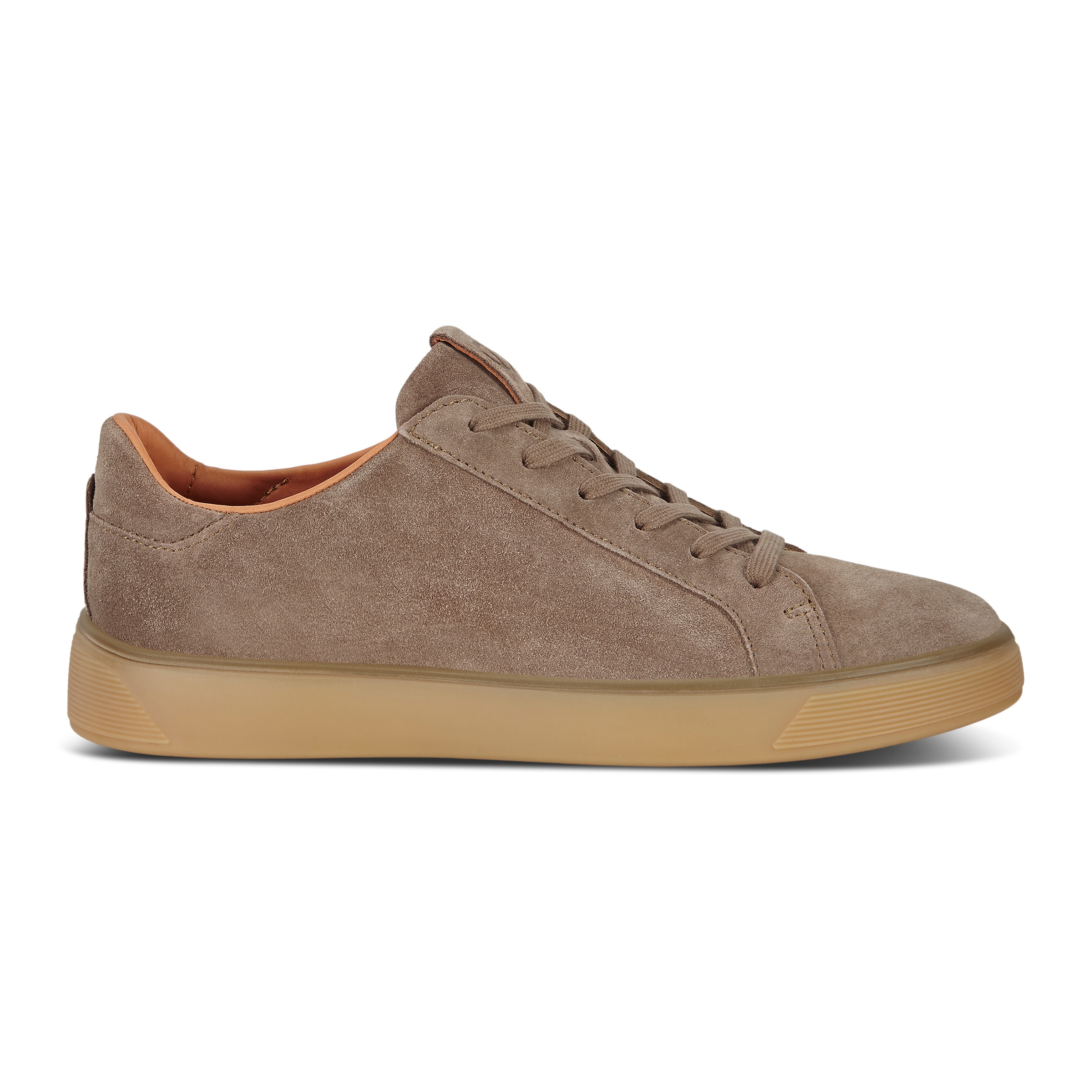 ECCO Street Tray メンズ スエードスニーカー - Brown - Outside