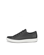 Men's ECCO® Soft 7 Nubuck Sneaker - Grey - Outside