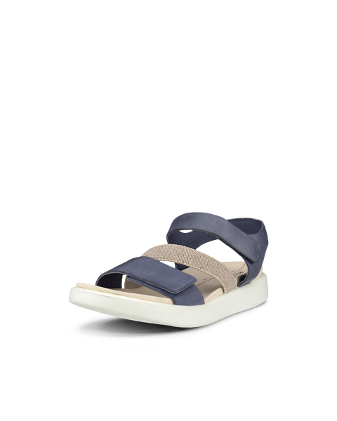 ECCO Women's Flowt Flat Sandals - Blue - Main