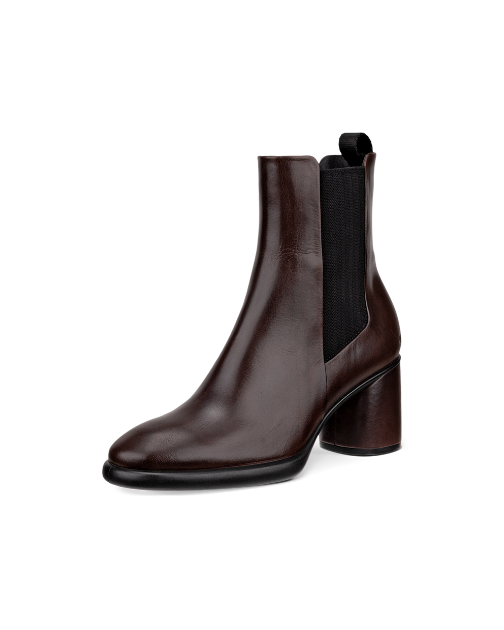 Women's ECCO® Sculpted LX 55 Leather Chelsea Boot Heel - Brown - Main