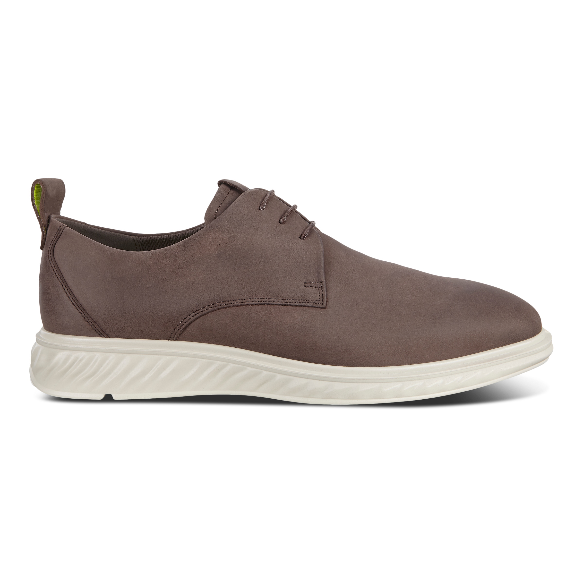 ECCO ST. 1 Hybrid Lite Plain Toe Derby - Brown - Outside