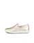 Women's ECCO® Soft 7 Leather Slip-On Sneaker - Gold - Outside