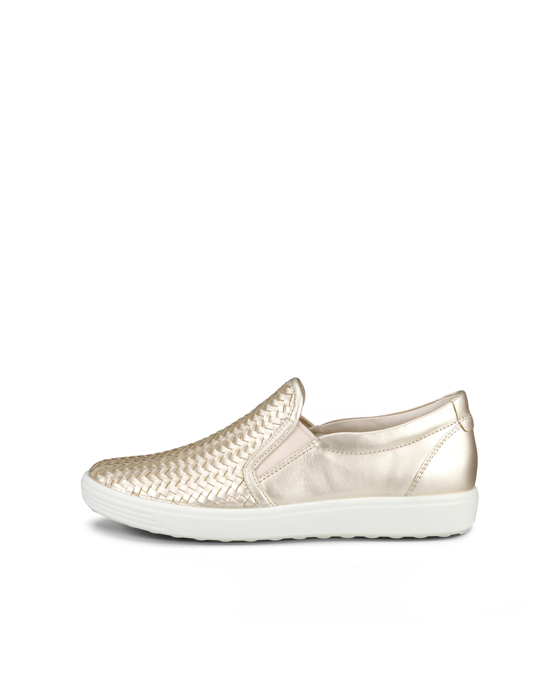 ECCO Soft 7 Women's Sneaker - Dorado - Outside