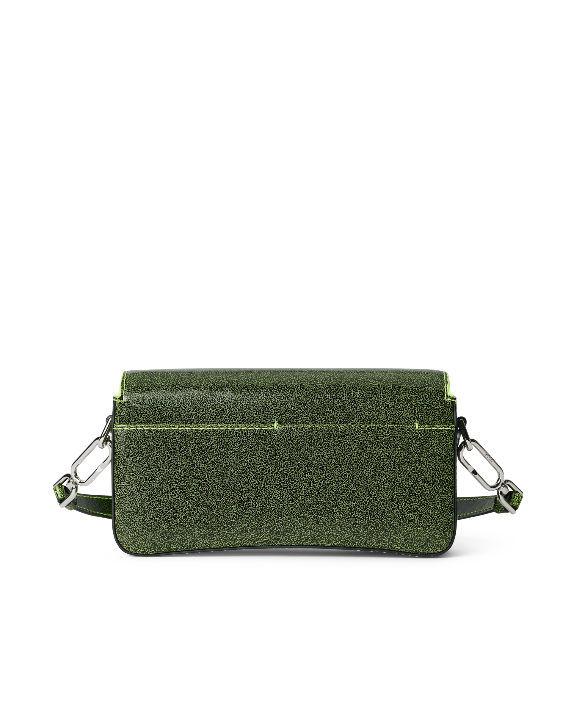 ECCO Pinch Bag S Cracked Leather - Green - Back