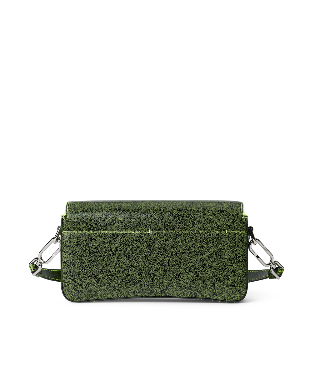 ECCO Pinch Bag S Cracked Leather - Green - Back