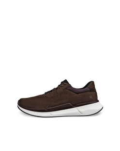 Men's ECCO® BIOM 2.2 Leather Sneaker - Brown - Outside