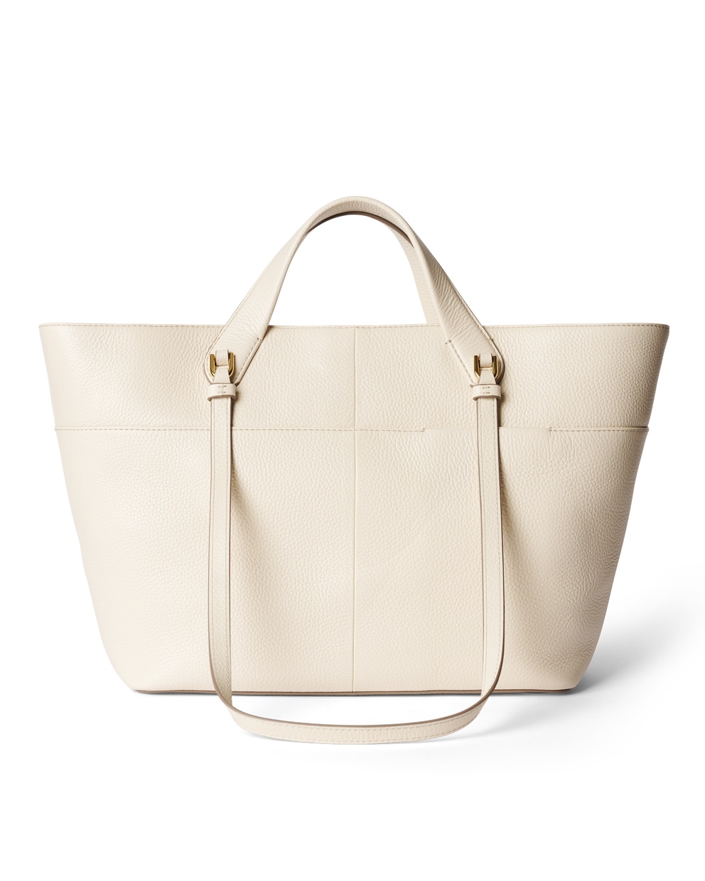 ECCO MEDIUM TOTE - Beige - Back