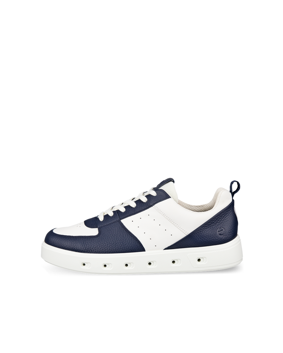 Men's ECCO® Street 720 Leather Gore-Tex Sneaker - Blue - Outside