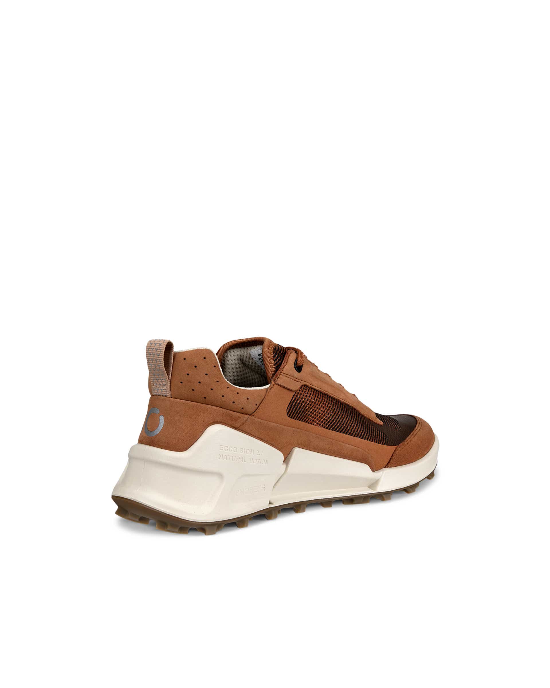 Zapatillas de senderismo de nobuk impermeable ECCO® Biom 2.1 X Mountain para mujer - Marrón - Back