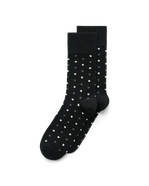 ECCO® Classic Dotted Mid-Cut Socks - Grey - Main