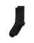 Men's ECCO® Classic Dotted Mid-Cut Socks - Black - Main