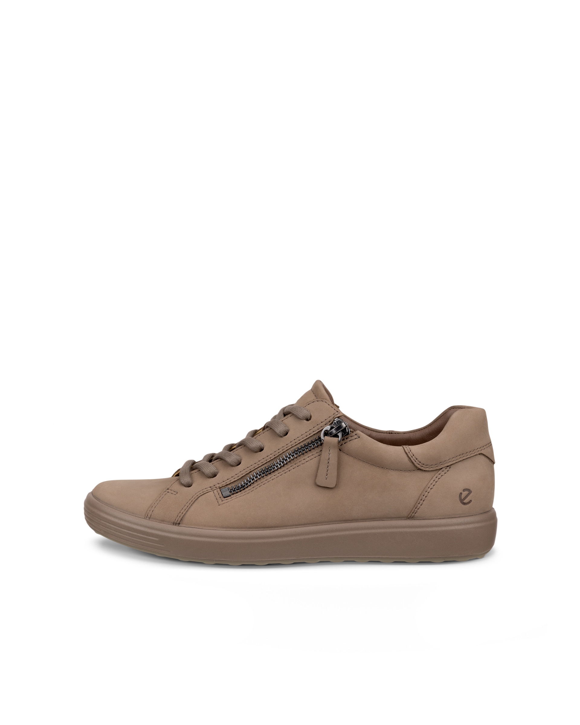 Dámské nubukové tenisky ECCO® SOFT 7 - Hnědá - Outside