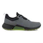 Men's ECCO® Golf BIOM H4 Leather Gore-Tex Shoe - Grey - Outside