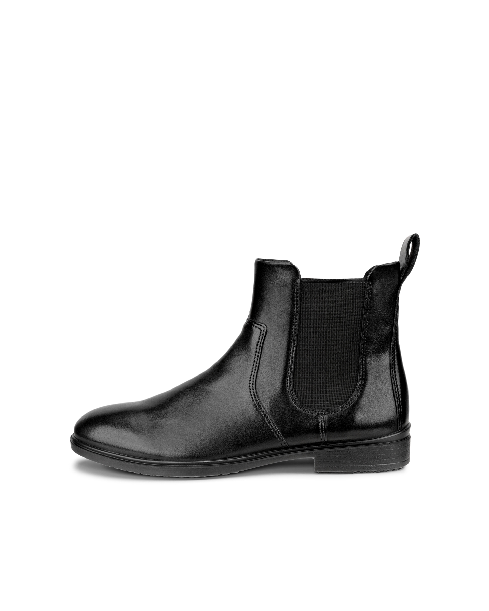 Women s ECCO Touch 15 Leather Chelsea Boot Black