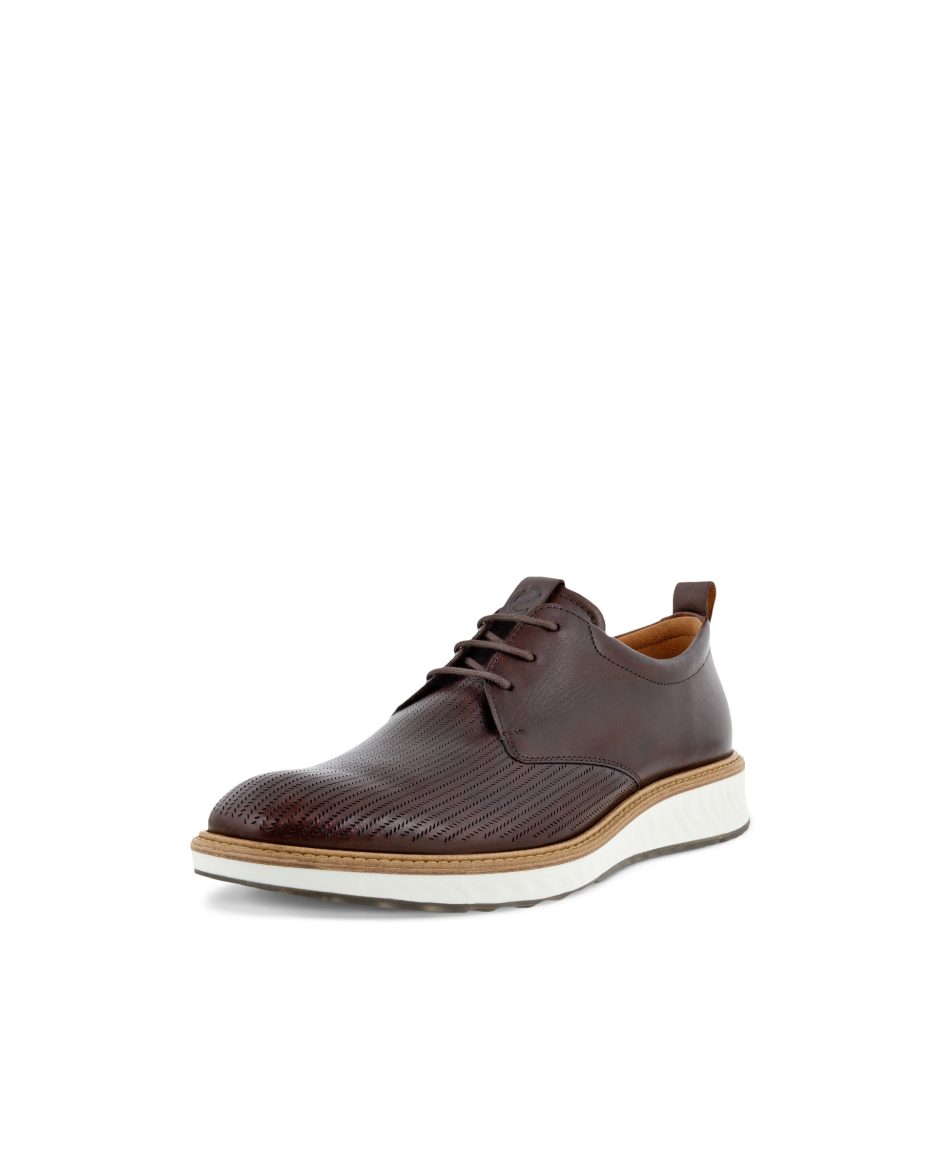 ECCO ST.1 Hybrid ECCO Mens Derby Shoes - Brown - Main