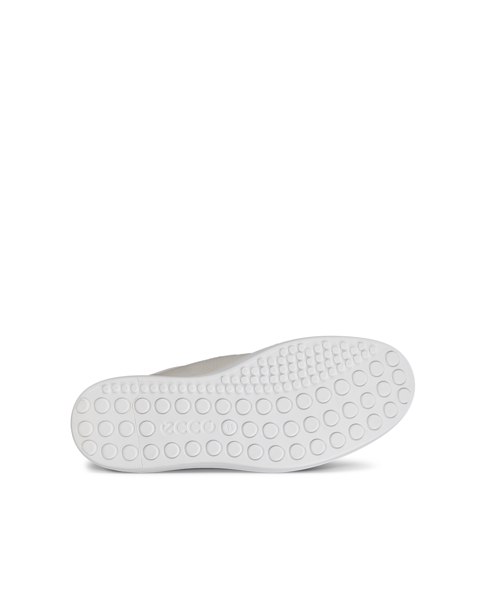 ECCO® Soft 60 baskets en cuir pour homme - Blanc - Sole