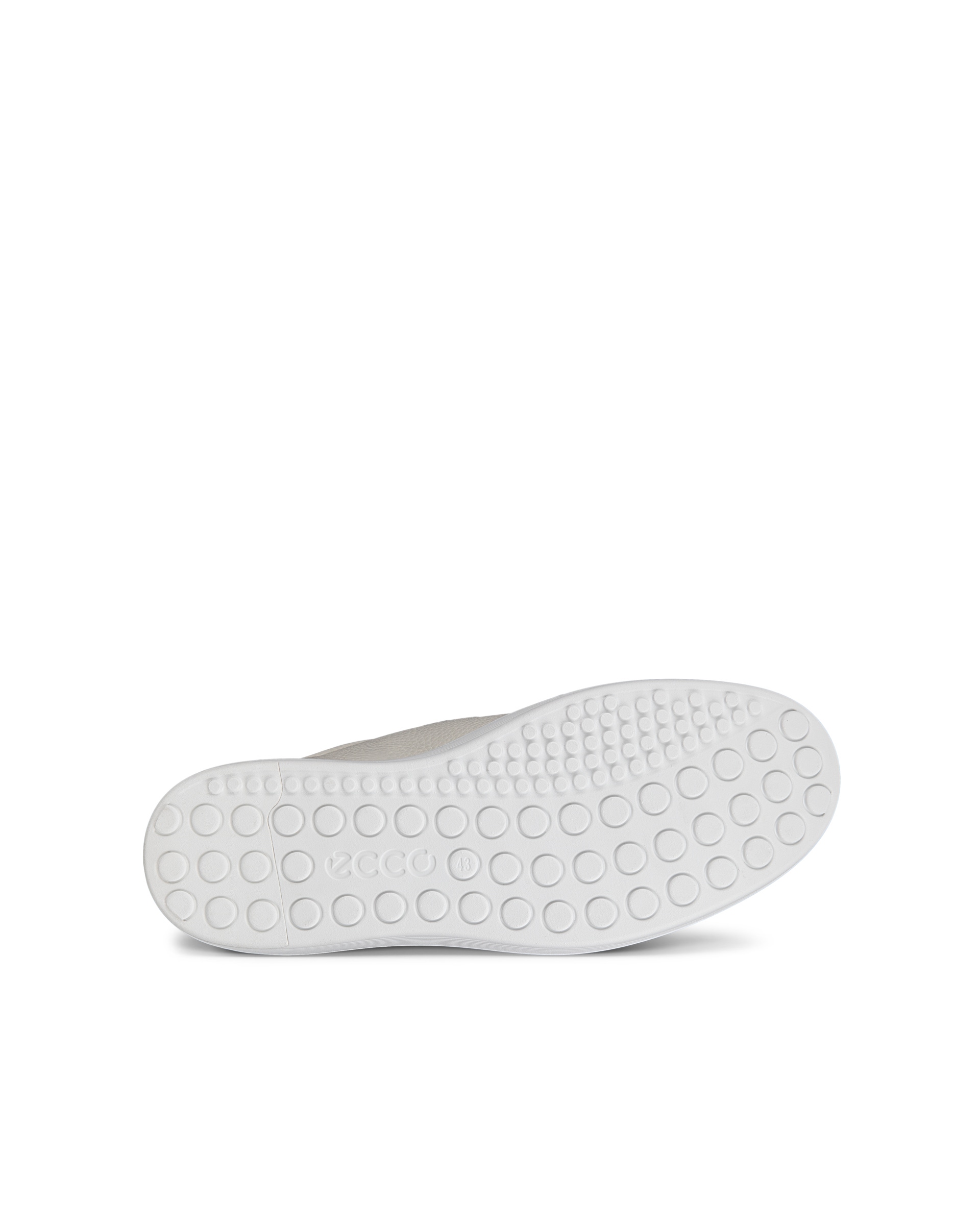 ECCO® Soft 60 baskets en cuir pour homme - Blanc - Sole