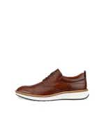 ECCO® ST.1 Hybrid derbies cuir pour homme - Brun - Outside