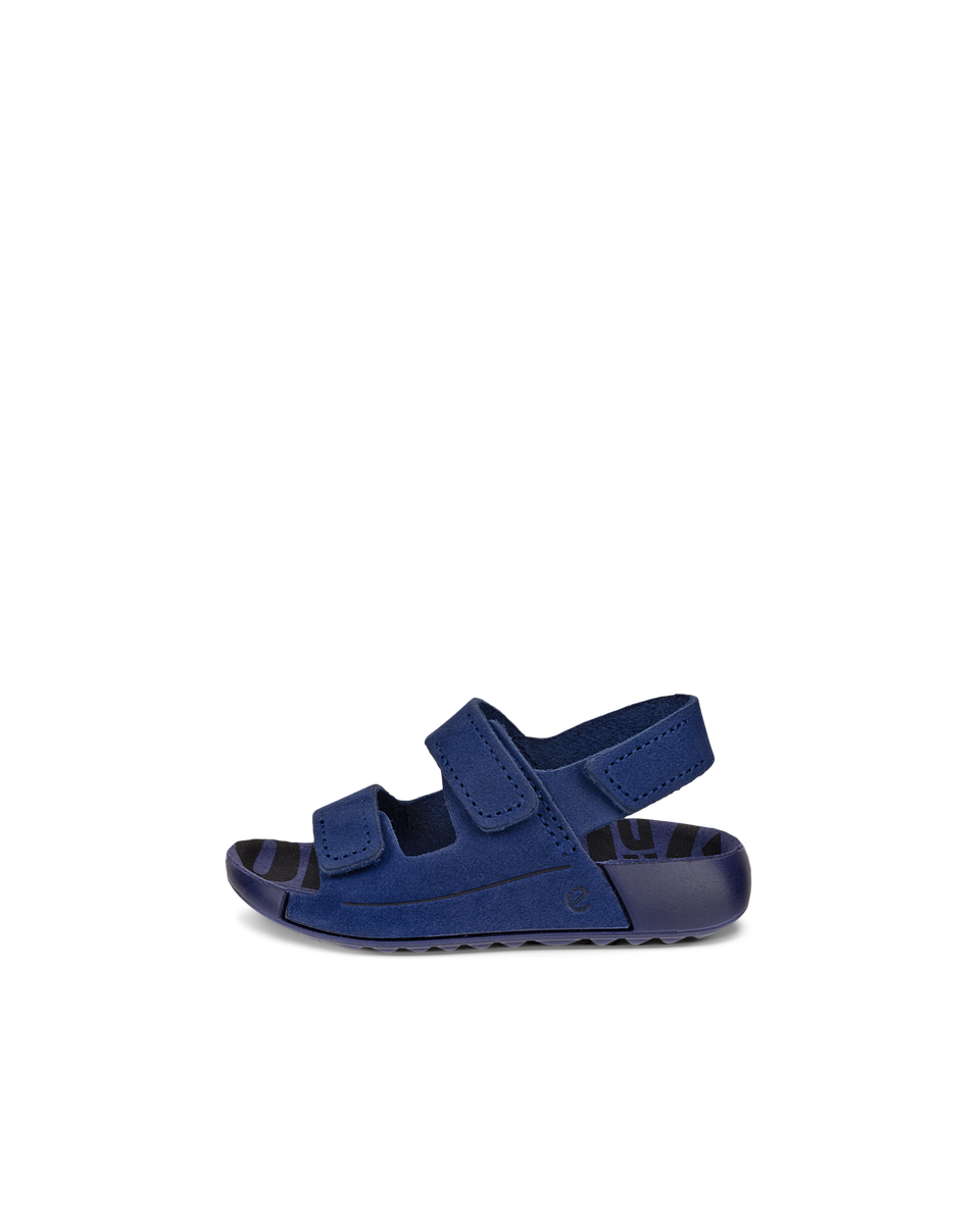 ECCO® Cozmo rihmadega nubuknahast sandaalid lastele - Sinine - Outside
