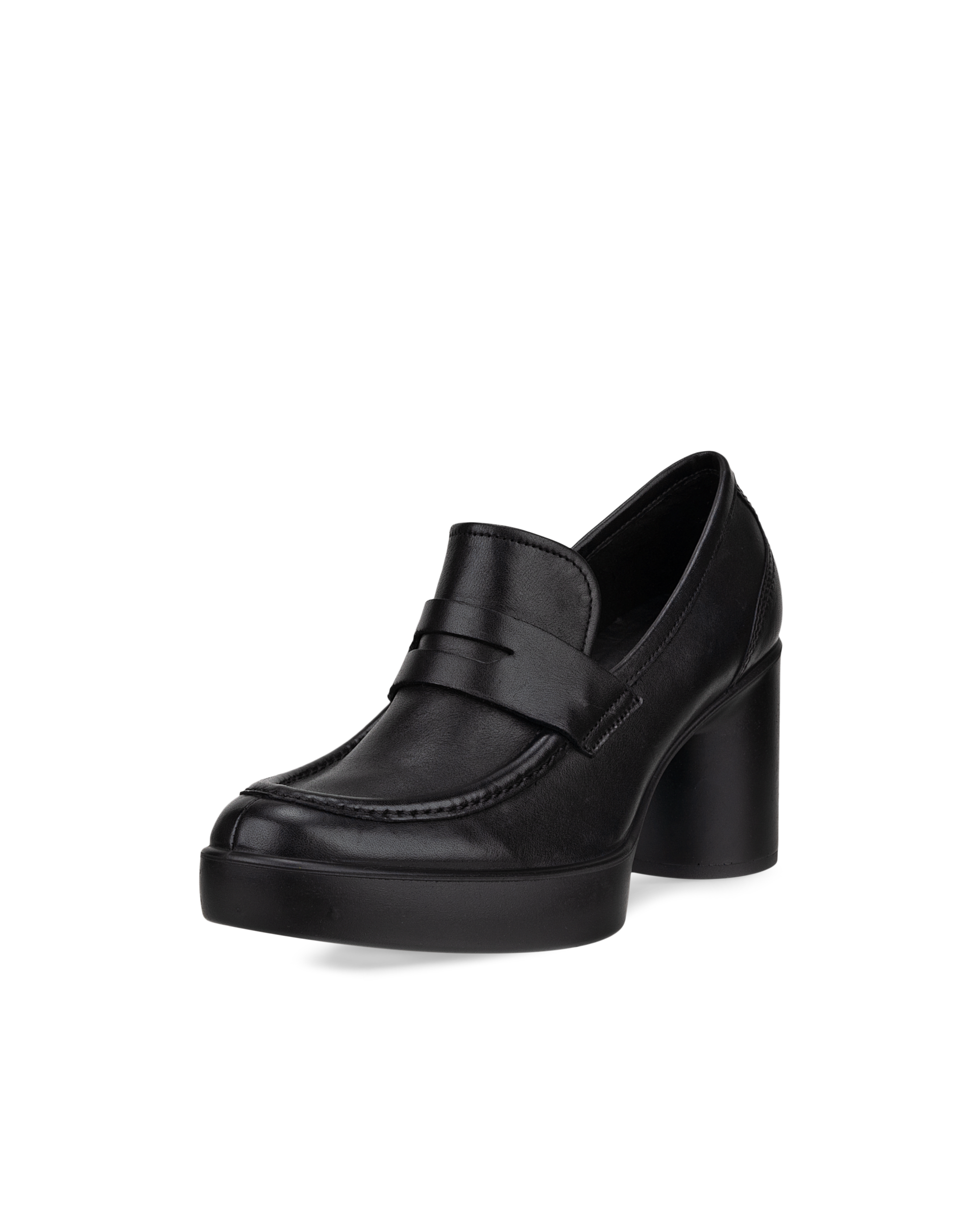 ECCO Shape Sculpted-motion 55 Womens Platform Loafers - Black - Main