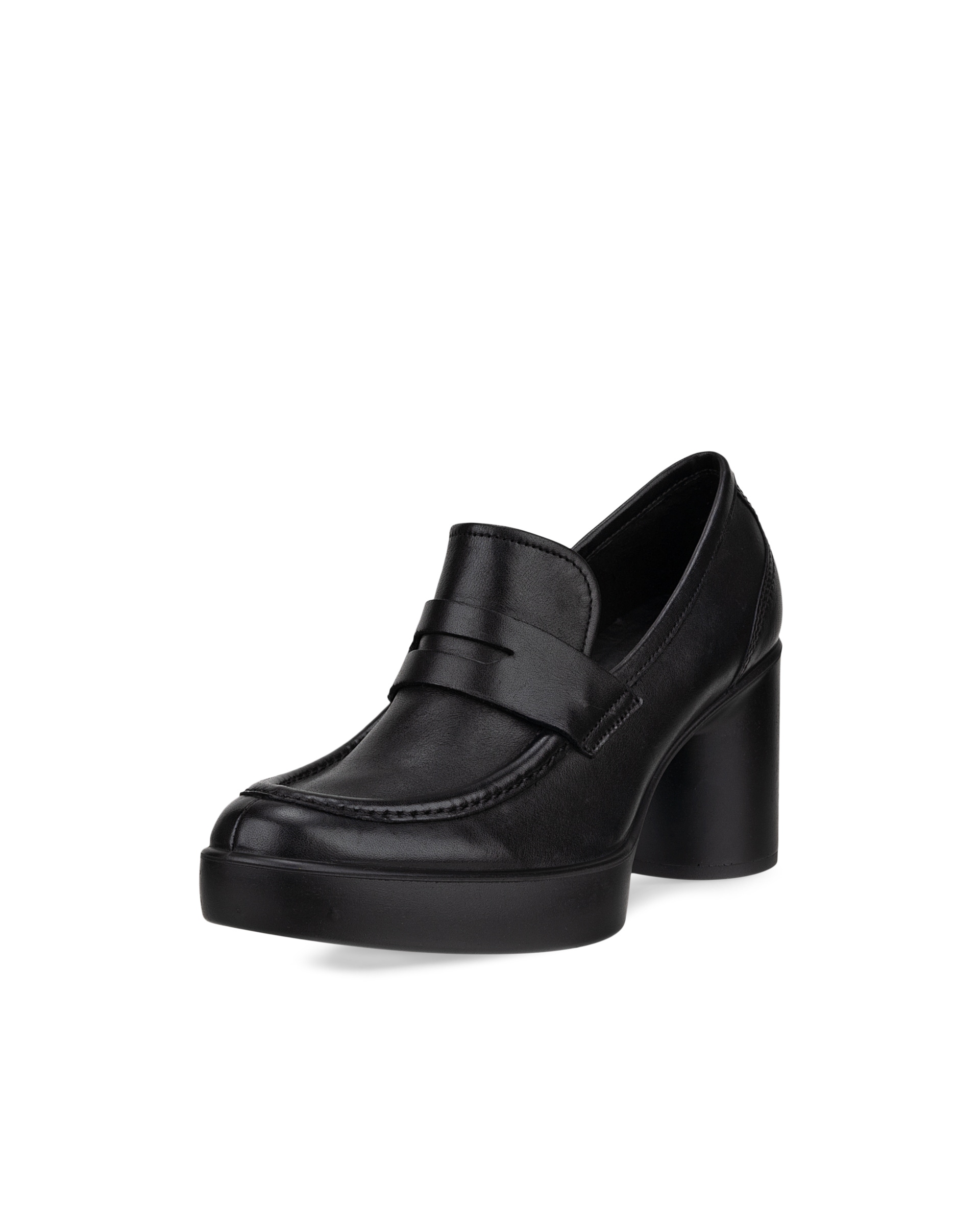 ECCO Shape Sculpted-motion 55 Womens Platform Loafers - Black - Main